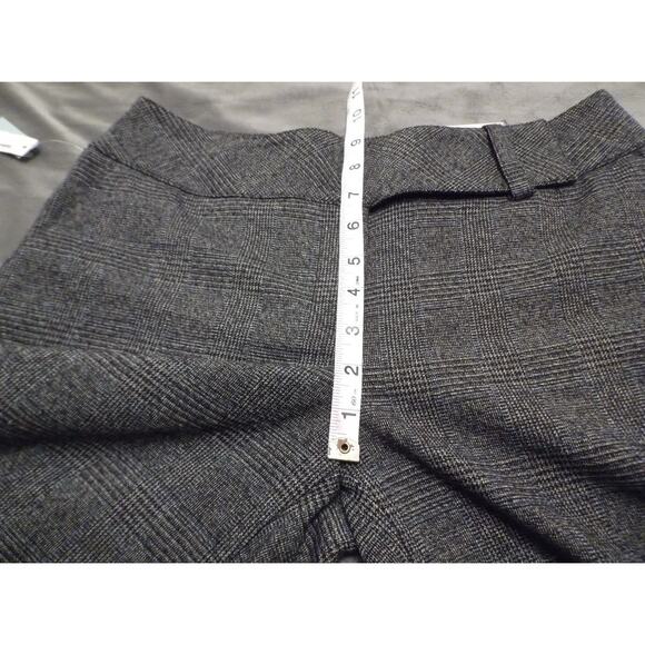 Apt. 9 Ava Woman's Sz.6 Black Gray Plaid Cropped Capri Dress Pants Office - Picture 8 of 10